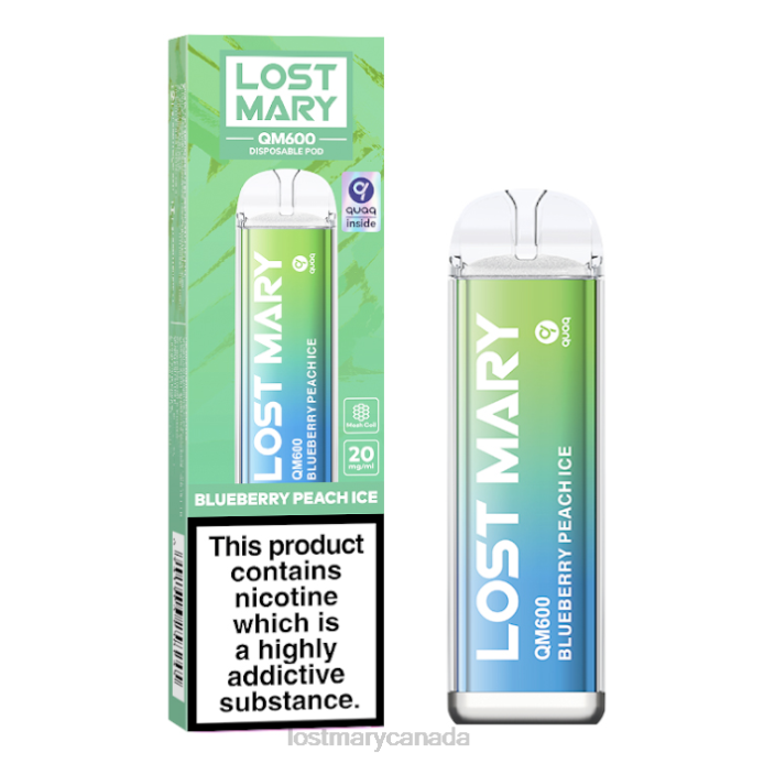 LOST MARY QM600 Disposable Vape Blueberry Peach Ice -LOST MARY Vape Sale 228DD161