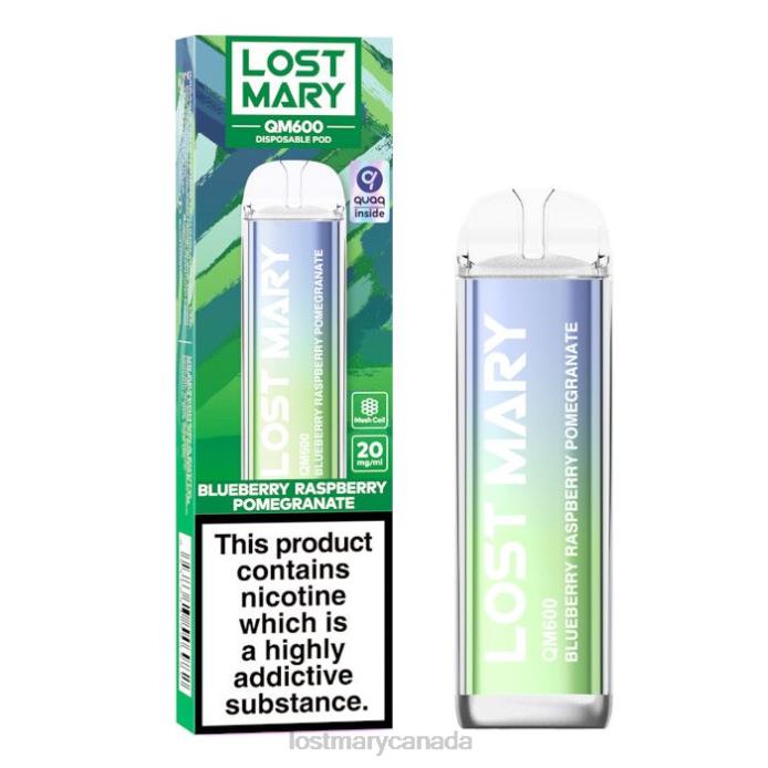 LOST MARY QM600 Disposable Vape Blueberry Raspberry Pomegranate -LOST MARY Vape 228DD159