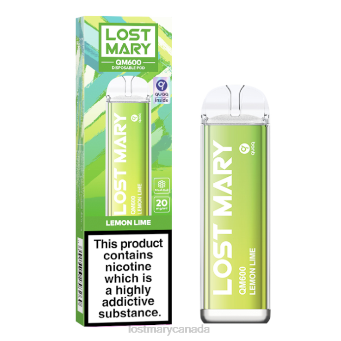 LOST MARY QM600 Disposable Vape Lemon Lime -LOST MARY Vape Flavors 228DD168