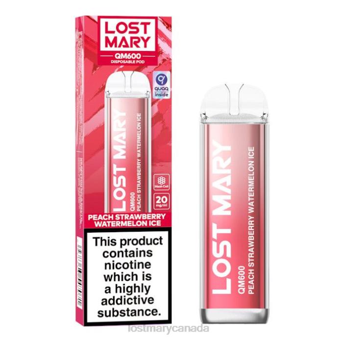 LOST MARY QM600 Disposable Vape Peach Strawberry Watermelon -LOST MARY Flavours 228DD166