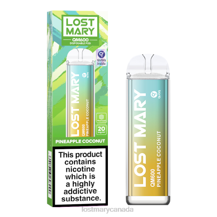 LOST MARY QM600 Disposable Vape Pineapple Coconut -LOST MARY Vape 228DD169