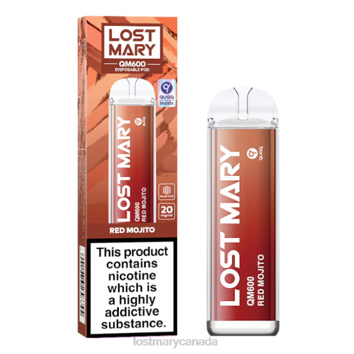 LOST MARY QM600 Disposable Vape Red Mojito -LOST MARY Price 228DD164