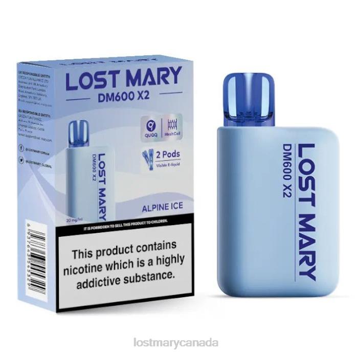 LOST MARY DM600 X2 Disposable Vape Alpine Ice -LOST MARY Flavours 228DD186