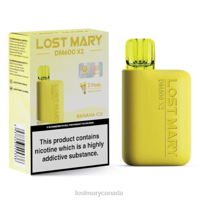 LOST MARY DM600 X2 Disposable Vape Banana Ice -LOST MARY Vape Review 228DD187