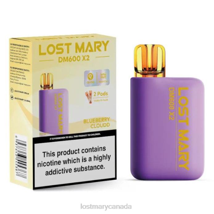 LOST MARY DM600 X2 Disposable Vape Blueberry Cloud -LOST MARY Sale 228DD190