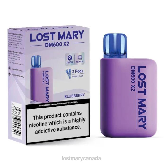 LOST MARY DM600 X2 Disposable Vape Blueberry -LOST MARY Vape 228DD189