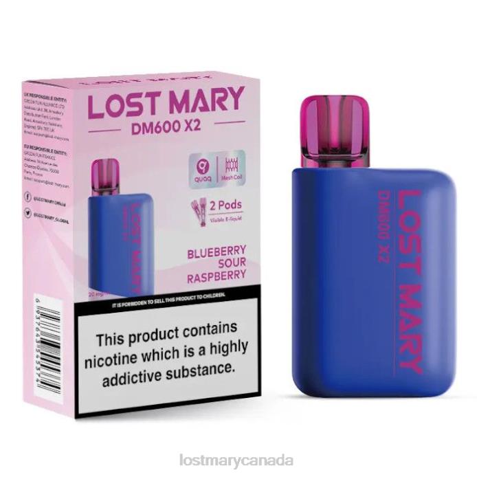 LOST MARY DM600 X2 Disposable Vape Blueberry Sour Raspberry -LOST MARY Canada 228DD202