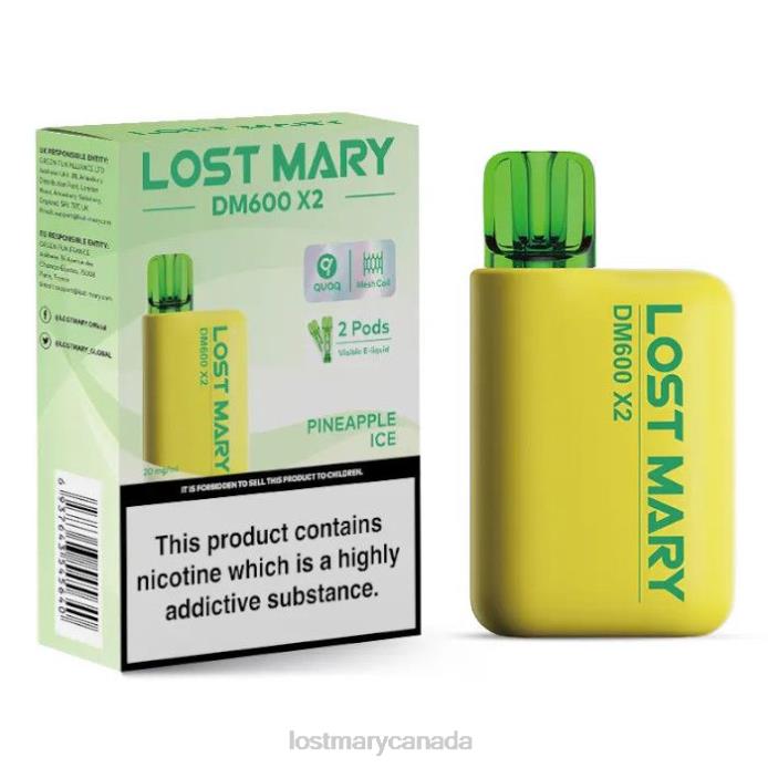 LOST MARY DM600 X2 Disposable Vape Pineapple Ice -LOST MARY Price 228DD204
