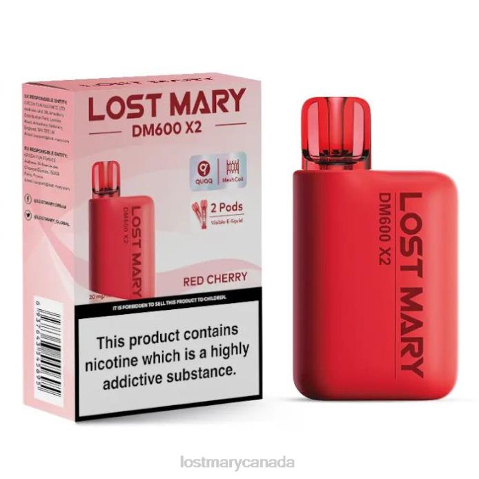 LOST MARY DM600 X2 Disposable Vape Red Cherry -LOST MARY Vape Flavors 228DD198