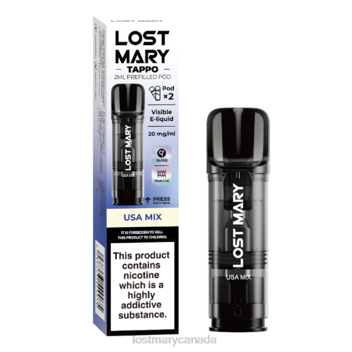 LOST MARY Tappo Prefilled Pods - 20mg - 2PK Usa Mix -LOST MARY Price 228DD184
